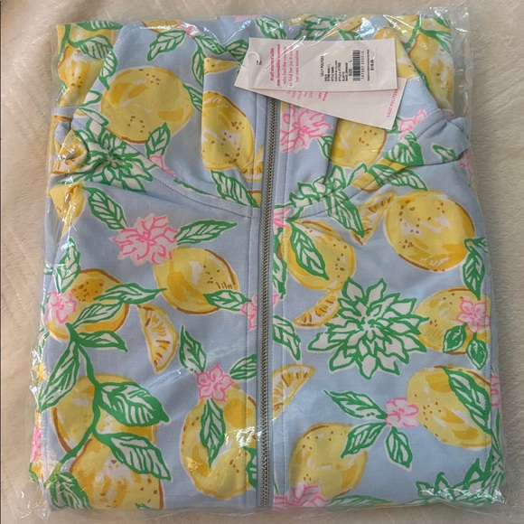 NWT Lilly Pulitzer Set in Bluette Make Lemonade size Large - Picture 9 of 11